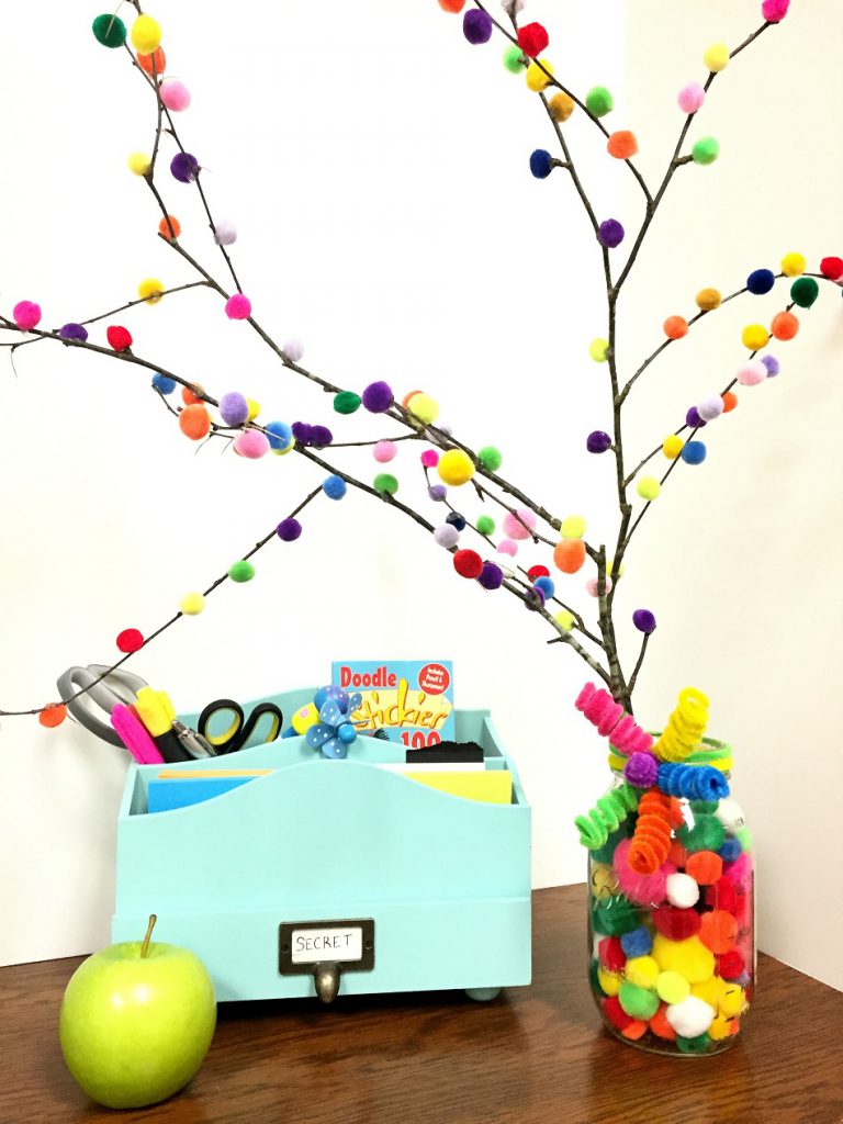 pom pom tree craft