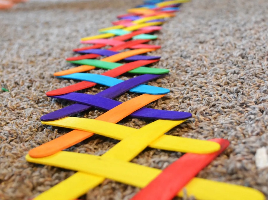 popsicle stick chain reaction