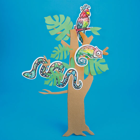 Rainforest craft idea