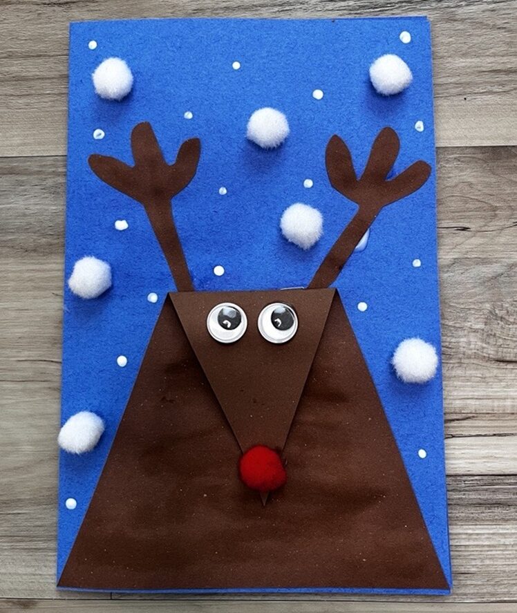 reindeer card craft