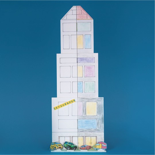 skyscrapers diorama