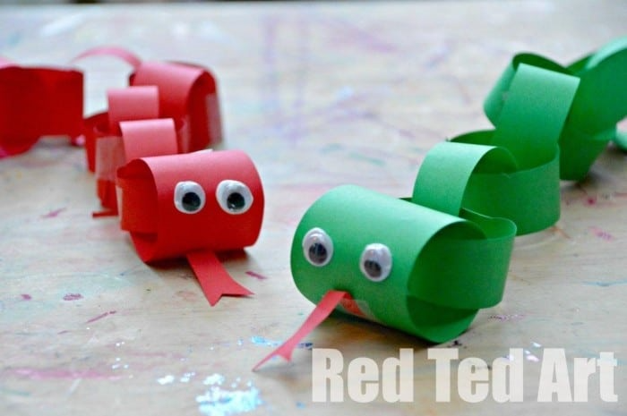 snake diy paper craft