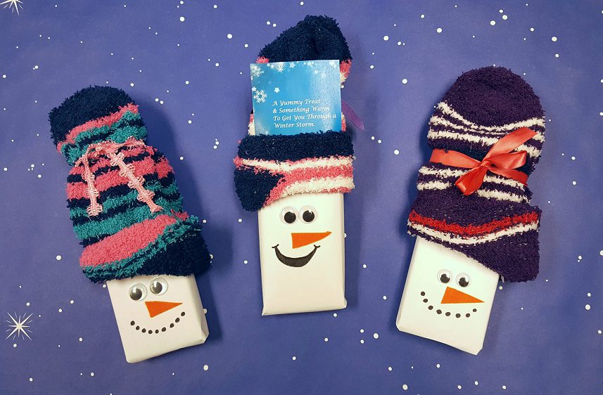 How to Make Snowman Candy Treat Gifts