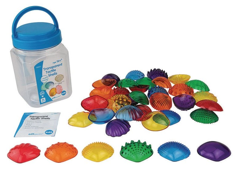 transparent tactile shells
