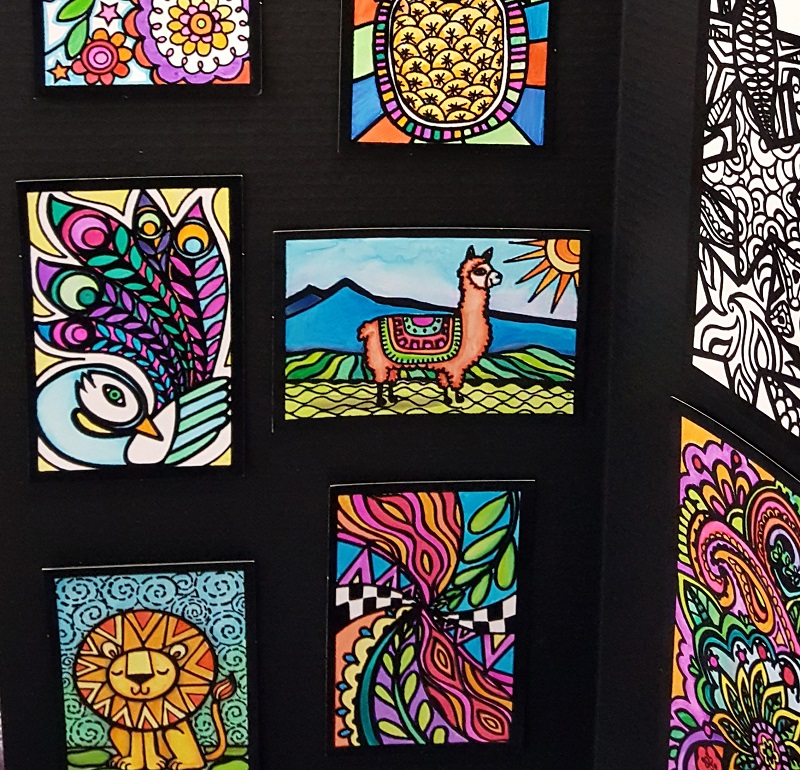 velvet art llama