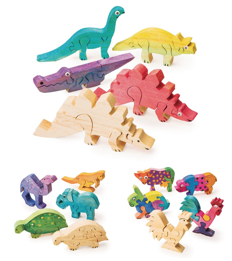 wooden animal puzzles