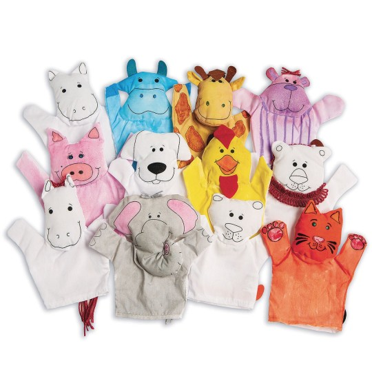 zoo animal puppets
