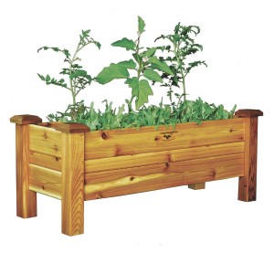 Gronomics Unfinished Red Cedar Planter Box 18 x 48 x 19 in.