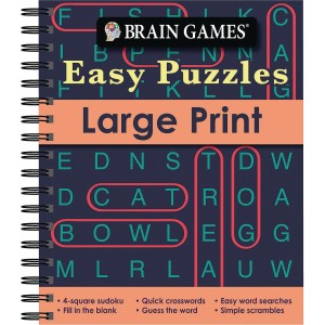 Buy Brain Games® Large Print Easy Puzzles at S&amp;S Worldwide