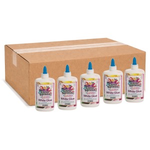 Buy Color Splash! White Craft Glue, Washable, Dries Clear, 8oz. (Pack ...