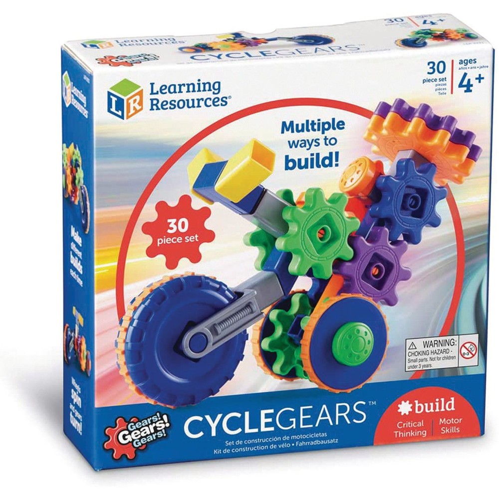 Learning Resources Gears Gears Gears Cycle Gears Construction Toy
