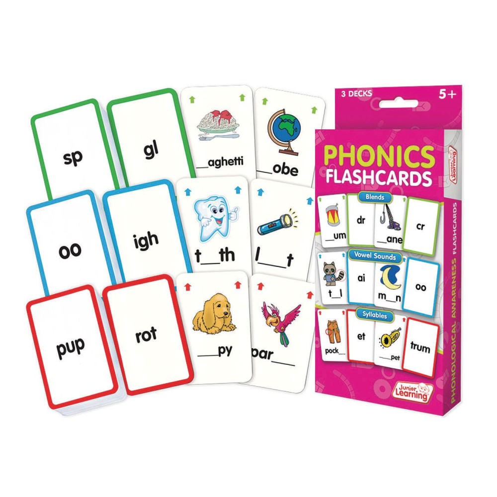 Junior Learning®  Decoding Flash Cards