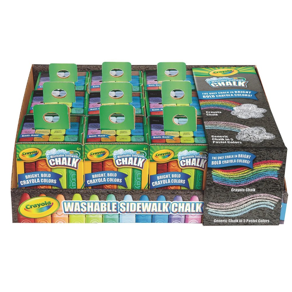 Crayola Washable Sidewalk Chalk MultiPack