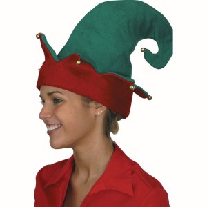 Buy Elf Hat with Bells for Holiday Costume Dress Up at S&S Worldwide