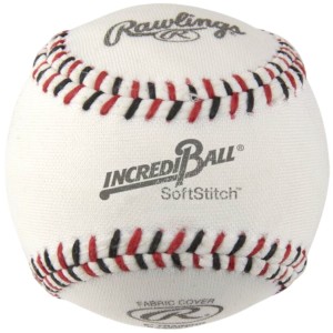Balle D’entraînement De Baseball Easton IncrediBall – Tissu Ultra Doux, 9 Pouces, Idéale Pour L’apprentissage